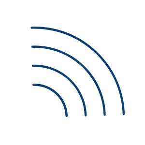 onde radio bleue